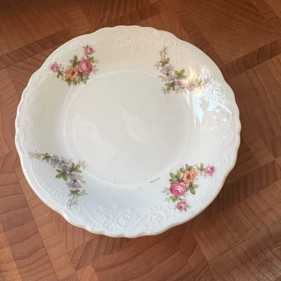 Set of 2 Antique W.H. Grindley & Co. ironstone butter pats - Picture 2 of 4